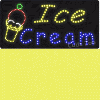 Affordable LED L8502 Ice Cream LED Sign, 12